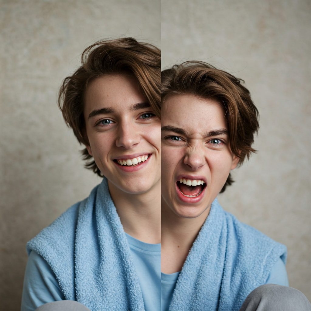 Los adolescentes cambian de humor con facilidad